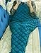 Senmar Warm and Soft All Seasons Mermaid Blanket Sofa Quilt Living room blanket ，Sleeping Bag and Camping Bag (71