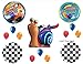 TURBO Happy Birthday PARTY Balloons Decorations Supplies Snail by Anagram
