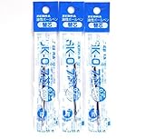 Zebra SK-0.7 0.7mm Refill (Blue Ink), BR-6A-SK-BL ×3 Pack/total 3 pcs (Japan Import) [Komainu-Dou Original Package]