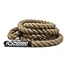 POWER GUIDANCE Climbing Rope, 1.5 Inch in Diameter, No Mounting Bracket Needed, Length Available 8, 10, 12, 15, 20, 25, 30, 35, 40, 50 Feet
