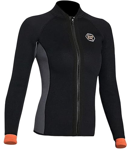 Amazon.com: Wetsuit Top Women Men 2MM Neoprene Wetsuit