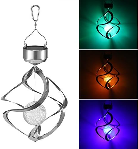 Tioodre Led 風鈴ライト 風鈴 ソーラーライト 飾りライト Ledソーラーライト おしゃれ 人気上昇中 吊り下げ式 太陽エネルギー Ip67防水