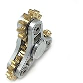 FXCOOLCT Hand Spinner 4 Gear Linkage Fidget Spinner Anti Stress Toys Tri-Spinner Fidget Stress Reducer Anxiety Killing Time Kids Adult Gift