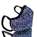 VOGMASK Microfiber High-Filtration Dust Mask: Blue Flowers