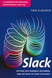 Slack: Getting Past Burnout, Busywork and the Myth of Total Efficiency cover