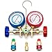 Biltek HVAC R12 R22 R502 A/C Diagnostic Manifold Gauge Kit w/Quick Coupler High/Low