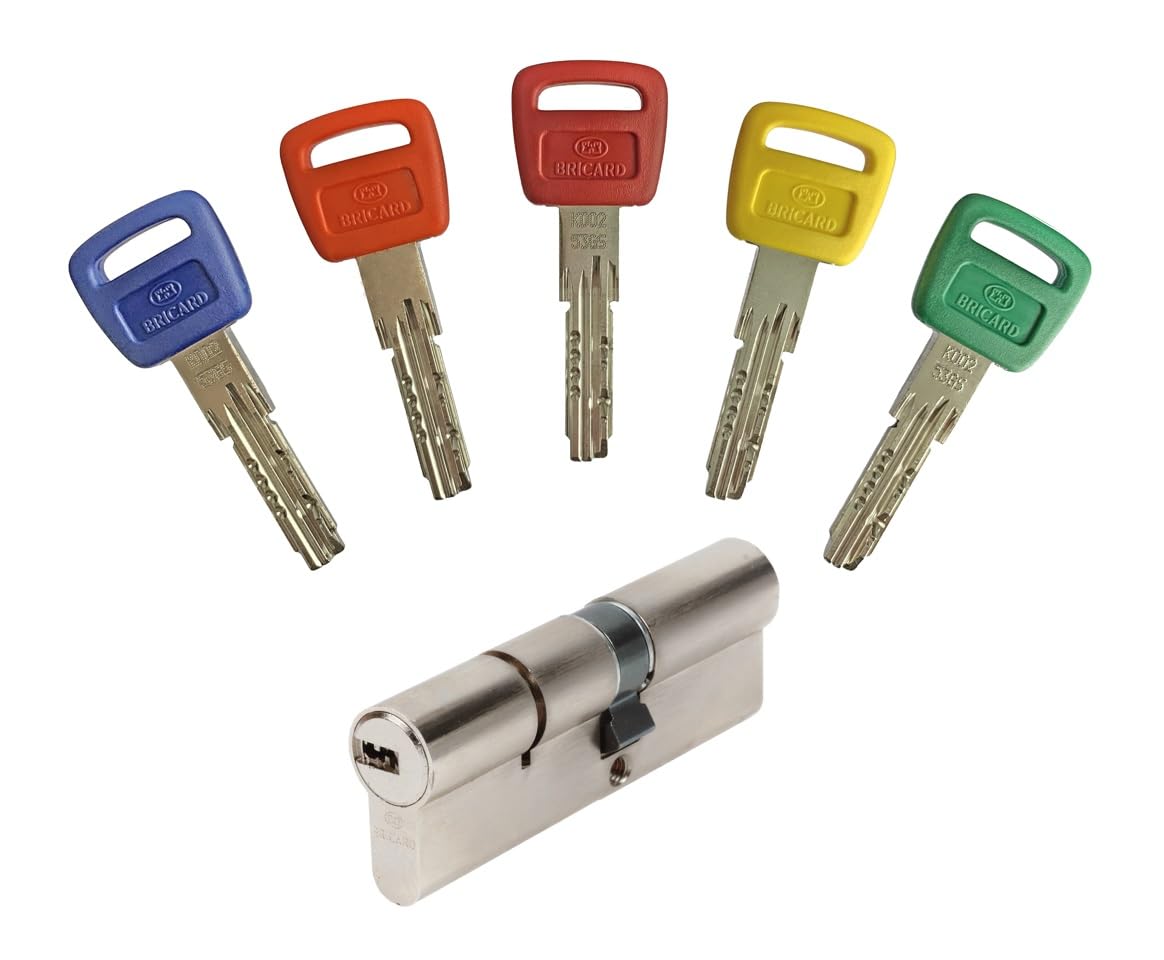 Bricard Olympia Cylinder 40+50 disengageable. 5 Keys.