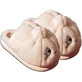 ZNEL Funny Food Shape Plush Slippers for Women Men Novelty Cute Fuzzy House Slides Warm Shoes Thick Sole Sandals Indoor Outdoor