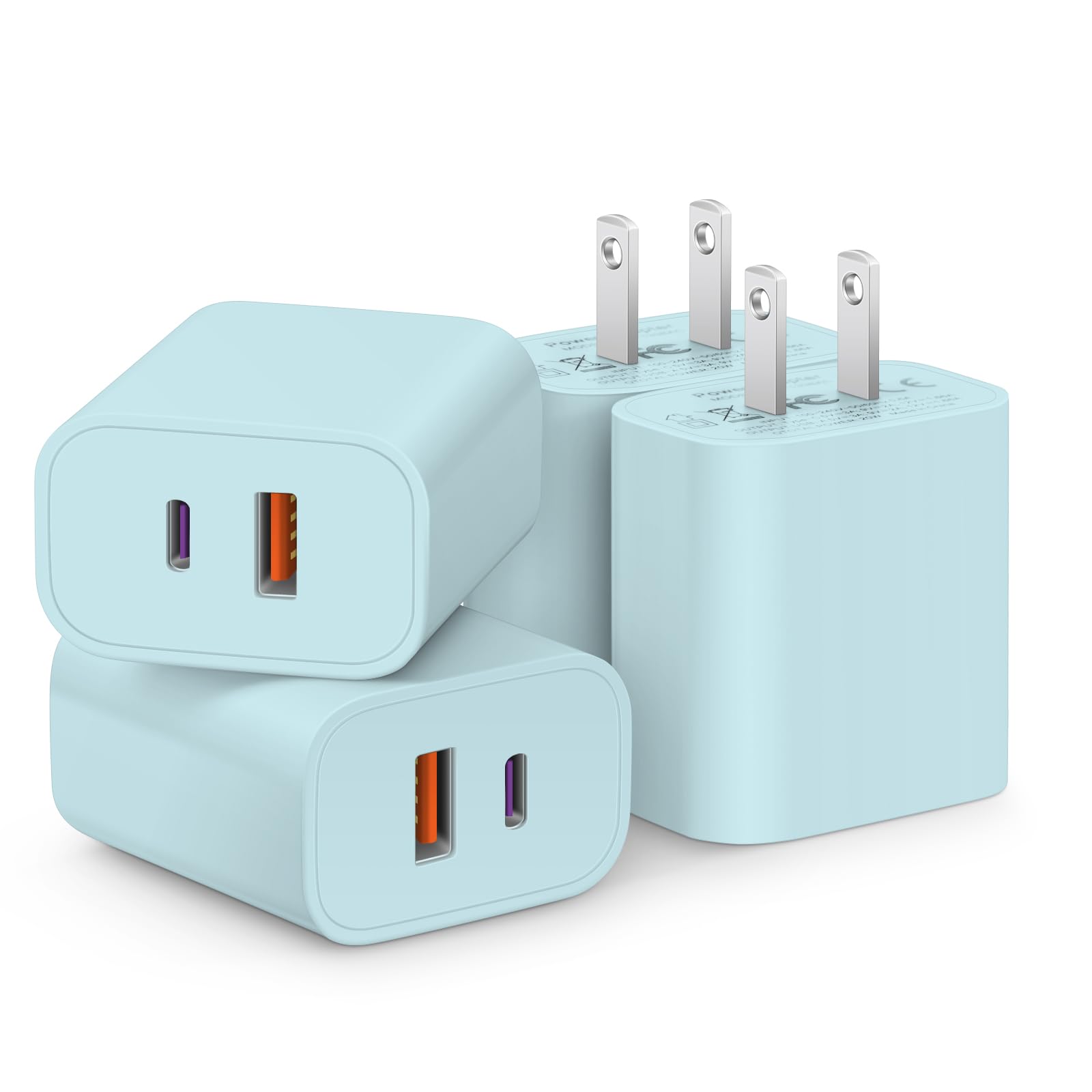 [4 Pack] USB C Charger Block Fast Charging