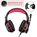 Beexcellent 3.5mm Gaming Headset for PlayStation 4, Xbox One, PC, Laptops, Smartphones, RED