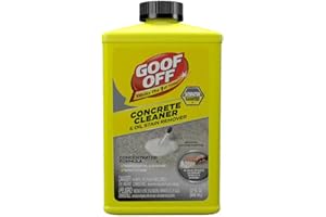 Goof Off Fg820 Concrete Degreaser, 32 Oz