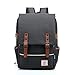 UGRACE Slim Business Laptop Backpack Elegant Casual Daypacks Outdoor Sports Rucksack School Shoulder Bag for Men Women, Tear Resistant Simple Stylish Travelling Backpack in Black