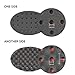 HALLO Big Holes Barber Hair Brush Sponge Dreads Locking Twist Afro Curl Coil Wave Hair Care Tool(2 Packs)