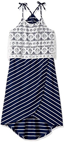 Tommy Hilfiger Big Girls Yarn Dye Tulip Crochet Overlay Dress | Desertcart  Barbados