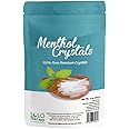 Menthol Crystals 2 Ounces, 100% Pure Premium Crystals, Resealable Bag, USP Food Grade, Cristales de Mentol, Mentha Arvensis (2 Ounces)