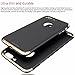 iPhone 7 Plus Case, AnsTOP 3 in 1 [Ultra Thin] and Slim Hard Case Protection Anti-Scratch Non Slip Matte Surface with Electroplate Frame for Apple iPhone 7 Plus (Black)