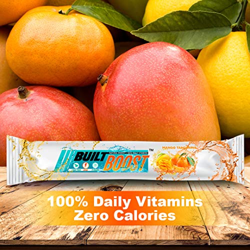Built Boost 30 Pack Natural Energy Drink Mix 10,000 Daily Vitamin