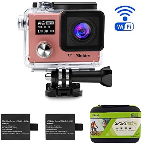 Sports Action Camera 16MP FHD 1080P 98” Waterproof Dual Screen Portable Package include Full Accessories Kits …