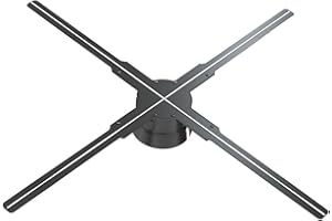 Yoldsud 3D Hologram Fan 20.5" Wifi, Holographic Projector, Advertising Display - 576 HD High Resolution LEDs - App PC Control