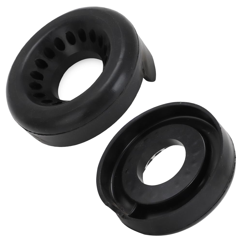 Photo 1 of AUTOVIC Rear Coil Spring Insulator Pairs for Chevrolet Camaro Pontiac Firebird 1993-2002 Upper Heavy Duty Round Rubber Coil Spring Isolator Replacement 10290379