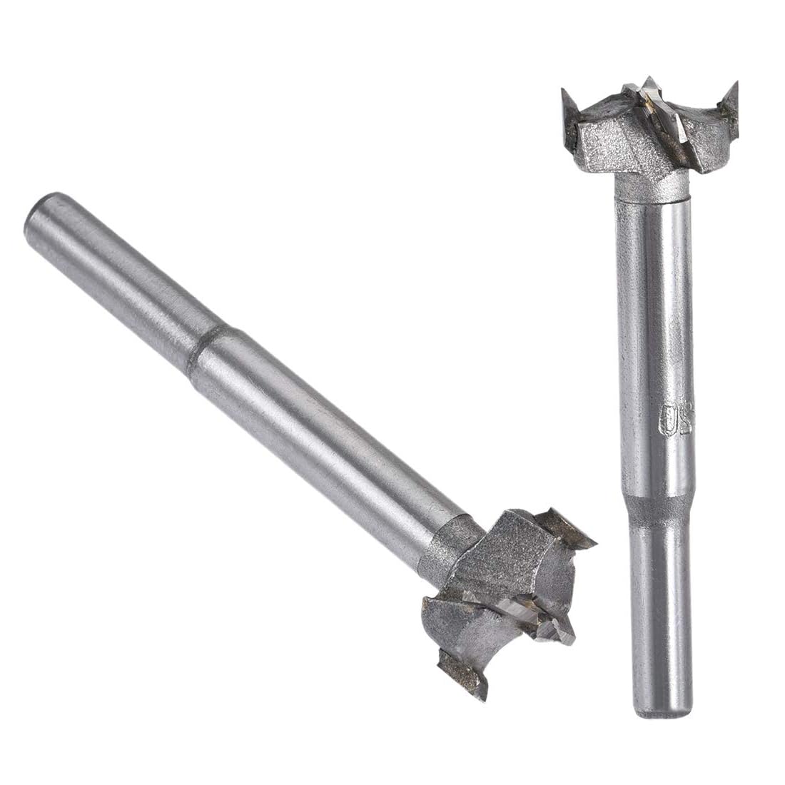 MACHSWON 2 PCS Forstner Drill Bits Tungsten Carbide Wood Hole Saw Opener Drill Bit 19mm+20mm Woodworking Drilling Boring Bit Cutter