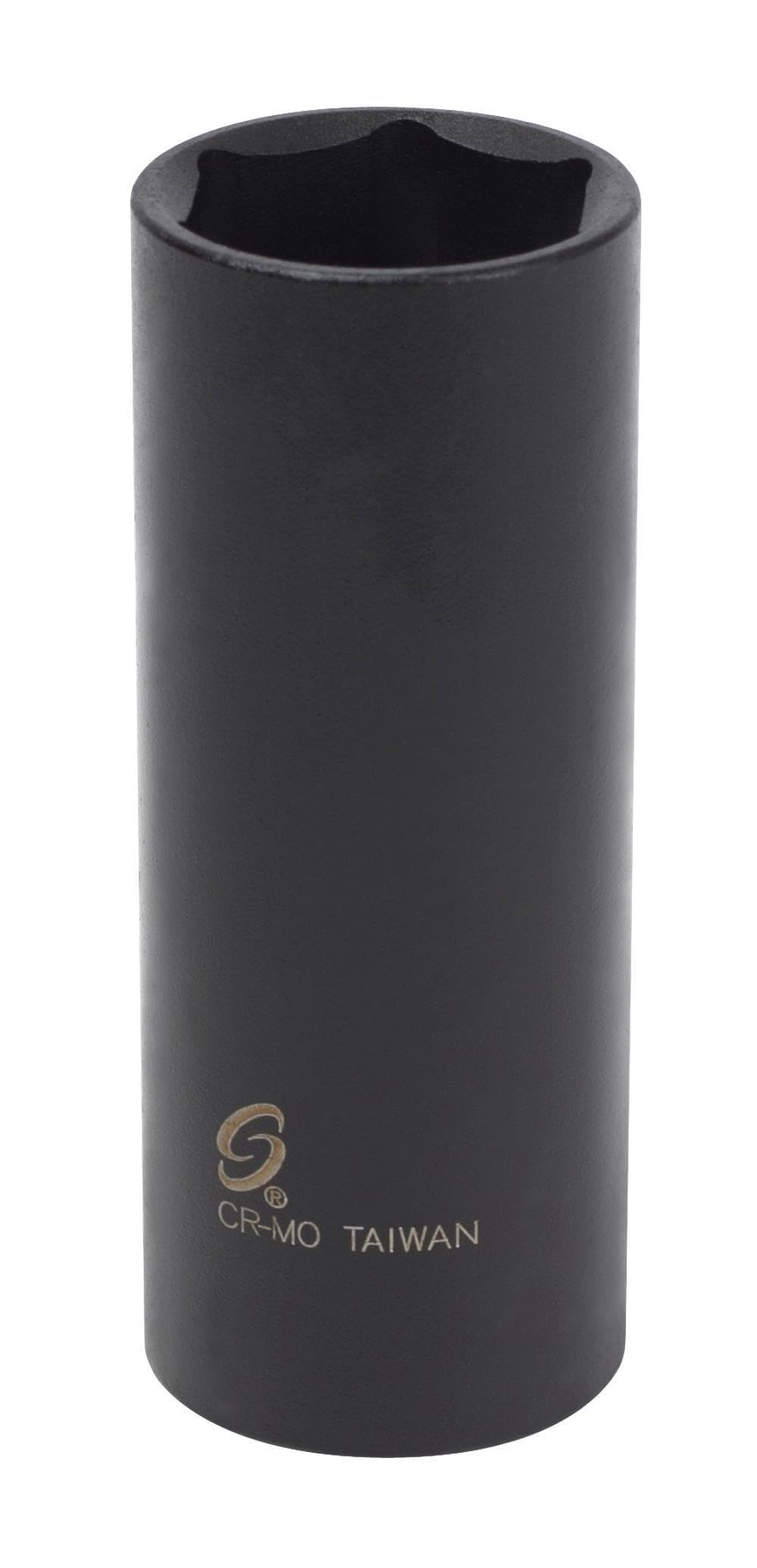 SUNEX Tools 2621 1/2-Inch Drive 21-Mm Extra Thin Wall Deep Impact Socket