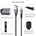 Lightning Cable, Zdatt Reversible 6.6ft/2M Apple MFi Certified Nylon Braided Long Lightning to USB Sync Charging Cord with Aluminum Connector for iPhone 5s/5c/6/6s Plus/SE,iPad Mini/Air/Pro,iPod-Black