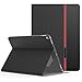 MoKo Case Fit iPad Pro 12.9 Inch 2017 - Premium Light Weight Stand Folio Shock Proof Cover Protector Fit Apple iPad Pro 12.9 Inch 2017 & 2015 Tablet, Black (with Auto Wake/Sleep)