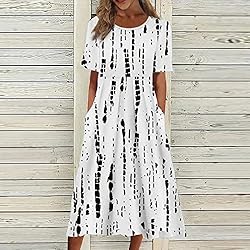 House Dresses for Women with Pockets Summer Dresses