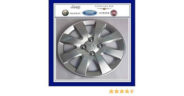 PSA 5416H5 X1 - Tapacubos para Peugeot 207 y 307 (38 cm ...