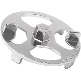 Delixike 42239 Shower Drain Wrench Compatible with No-Caulk Shower Drains, Drain Pipe Kit