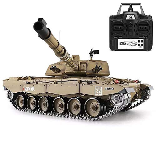 Moerc Super große 72cm RC Panzer 01.16 Semi-Legierung Militär Modell Multifunktions-Metall-Emission Spur Erwachsener…