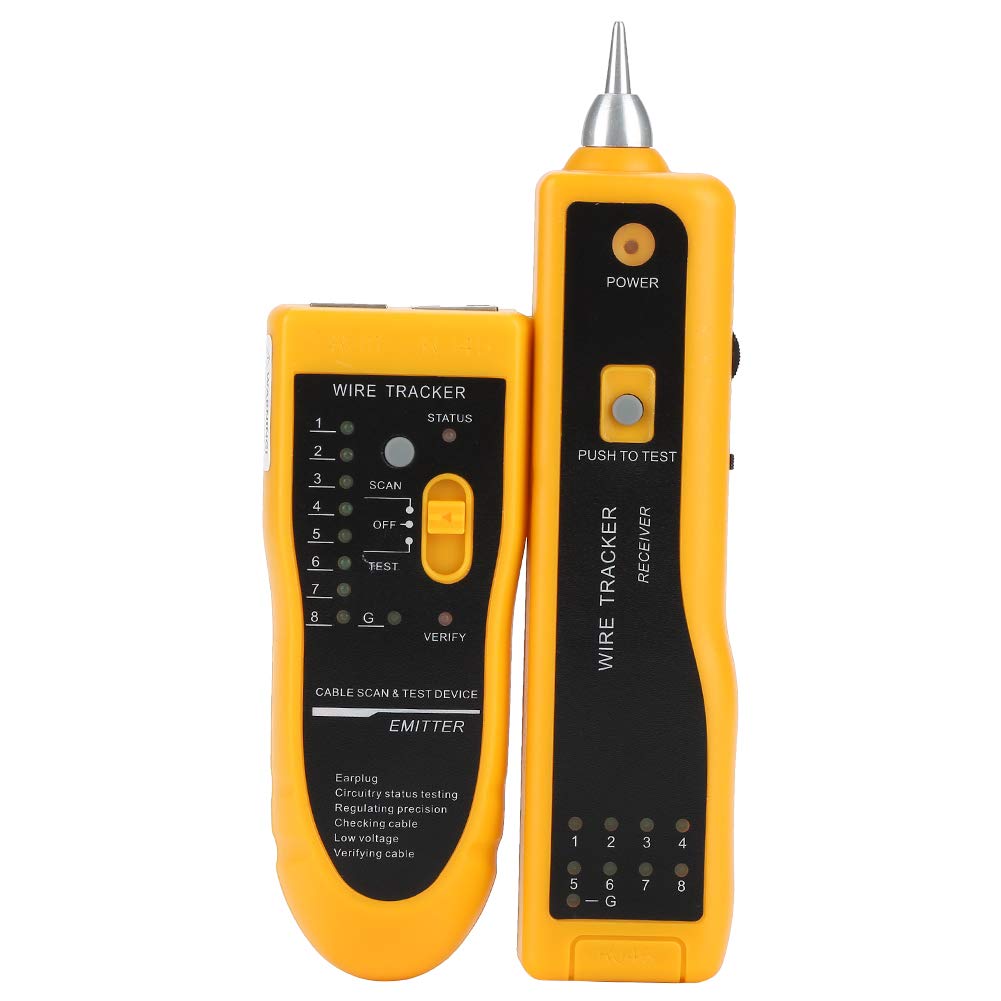 LiebeWH Wire Tracker, Underground Wire Locator Cable Tester With Earphone for Locate Wires and Control Wires Cables