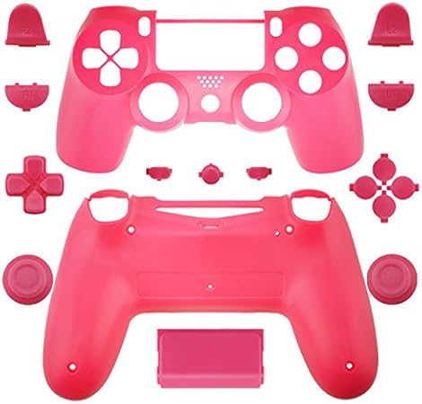 Amazon Com Wps Matte Controller Case Collection Full Housing Shell Full Buttons For Ps4 Playstation 4 Dualshock 4 Gen 1 Controllers Only Pink Computers Accessories