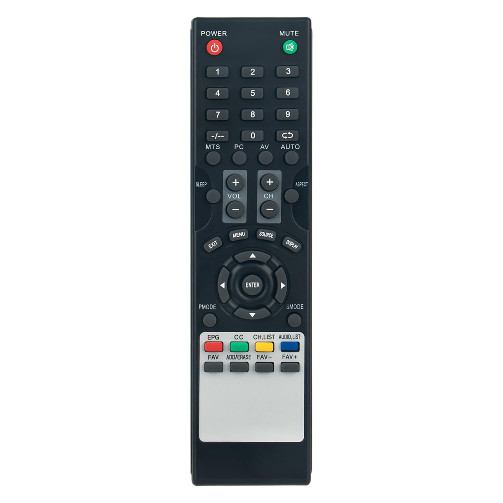 Photo 1 of SC-1331S WINFLIKE IR Replaced Remote Control Compatible with Supersonic SC-1331 TV/Craig CLC504E QFX TV-LED2211 TV-LED1611 TV-LED1311
