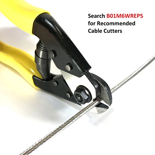 Stainless Steel Aircraft Cable 1/8″ 1×19 Marine Grade Type 316 Grade