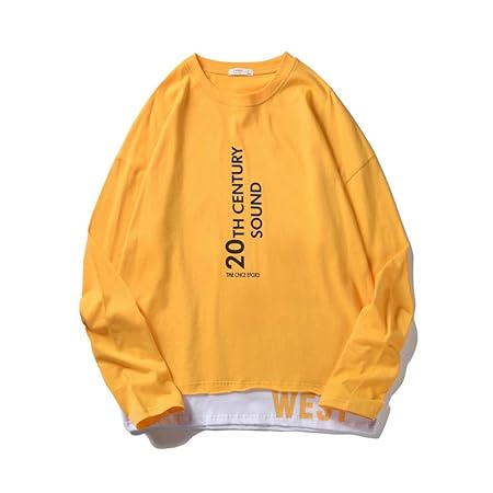 t shirt uomo manica lunga cotone