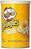 Pringles Potato Crisps Chips, Cheddar Cheese Flavored, Grab and Go, Bulk Size, 30 oz (Pack of 12, 2.5 oz Cans)
