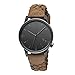 KOMONO Unisex KOM-W2031 Winston Woven Series Analog Display Japanese Quartz Brown Watch