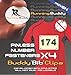 Running Buddy [Highly Rated] Buddy Bib Clips - No Pins or Holes.Simply Snap & Lock - Runners, Triathletes and Cyclists. No More Safety pins in Your Race Bibs!