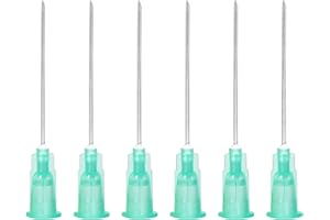 MIELIKKE 100 Pcs (1.5inch 21Ga) Luer Lock for Industrial Lab Measuring, Refilling Inks, Crafts and Plant, Separately packaged