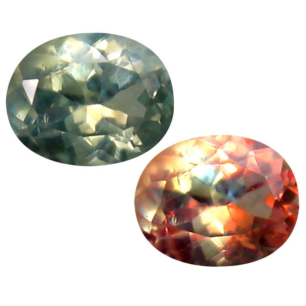 0.40 ct OVAL SHAPE (5 x 4 mm) 100% NATURAL (UN-HEATED) COLOR CHANGE ALEXANDRITE LOOSE GEMSTONE