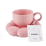 Koythin Ceramic Coffee Mug with Saucer