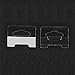 104 Clear Self Adhesive Heavy Duty Slot Hang Tab Tags 19 Oz Limit Retail Hangers
