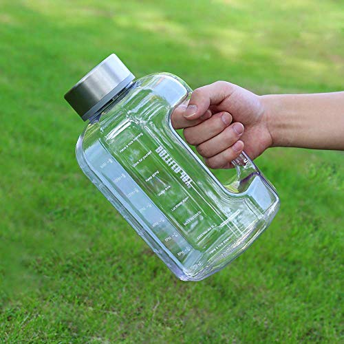 BOTTLED JOY Large Water bottle Portable Half Gallon Water Bottle Jug 2.