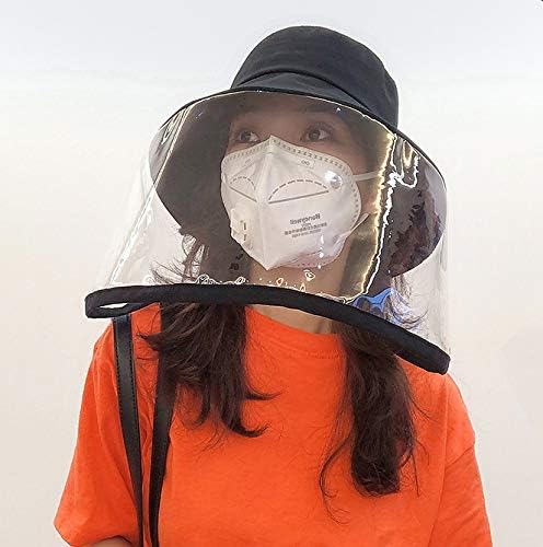 Amazon 花粉 飛沫 ほこり保護帽子 安全保護帽子 漁師帽 細菌飛沫防止 曇り止め Tpu素材 透明ガード つば広 口鼻目保護 取り外し可能 花粉対策保護帽 ハット 釣り帽子 男女兼用 服 ファッション小物 通販