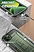 SUPCASE Unicorn Beetle Pro Series Case Designed for iPhone 11 Pro 5.8 Inch 2019, Built-in Screen Protector Full-Body Rugged Holster Case (MetallicGreen)