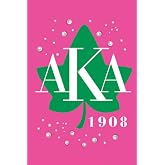 AKA Pink and Green Notebook Journal: AKA Pink and Green Notebook Journal |6x9|108 Pages| Gift, Diary, Notebook for Meetings, Notes, School, Business or Alpha Kappa Alpha Sorority Gift or Crossing Gift
