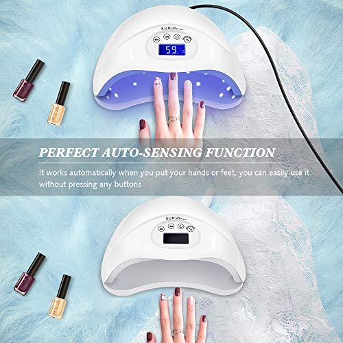 image for 48W UV Nail Lamp, CHIMOCEE Nail Dryer with Automatic Sensor and Switch