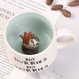 LOZACHE 3D Sloth Coffee Mug 12oz Funny Cartoon Handmade Figurine Cup view 2